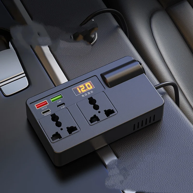 

200 Вт адаптер прикуривателя инвертор автомобильный адаптер питания конвертер многофункциональный удлинитель зарядное устройство для телефона