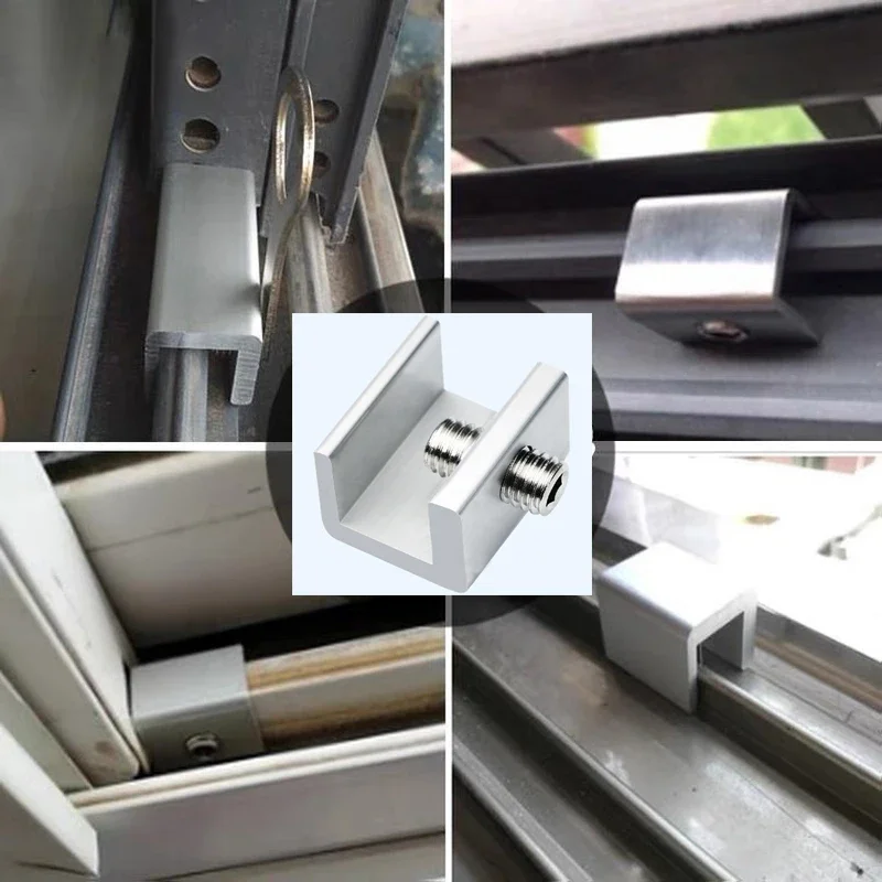 Locks on Windows Stopper Baby Care Adjustable Window Security Sliding Door Latch Movable Locker Anti-theft Protection Insurance