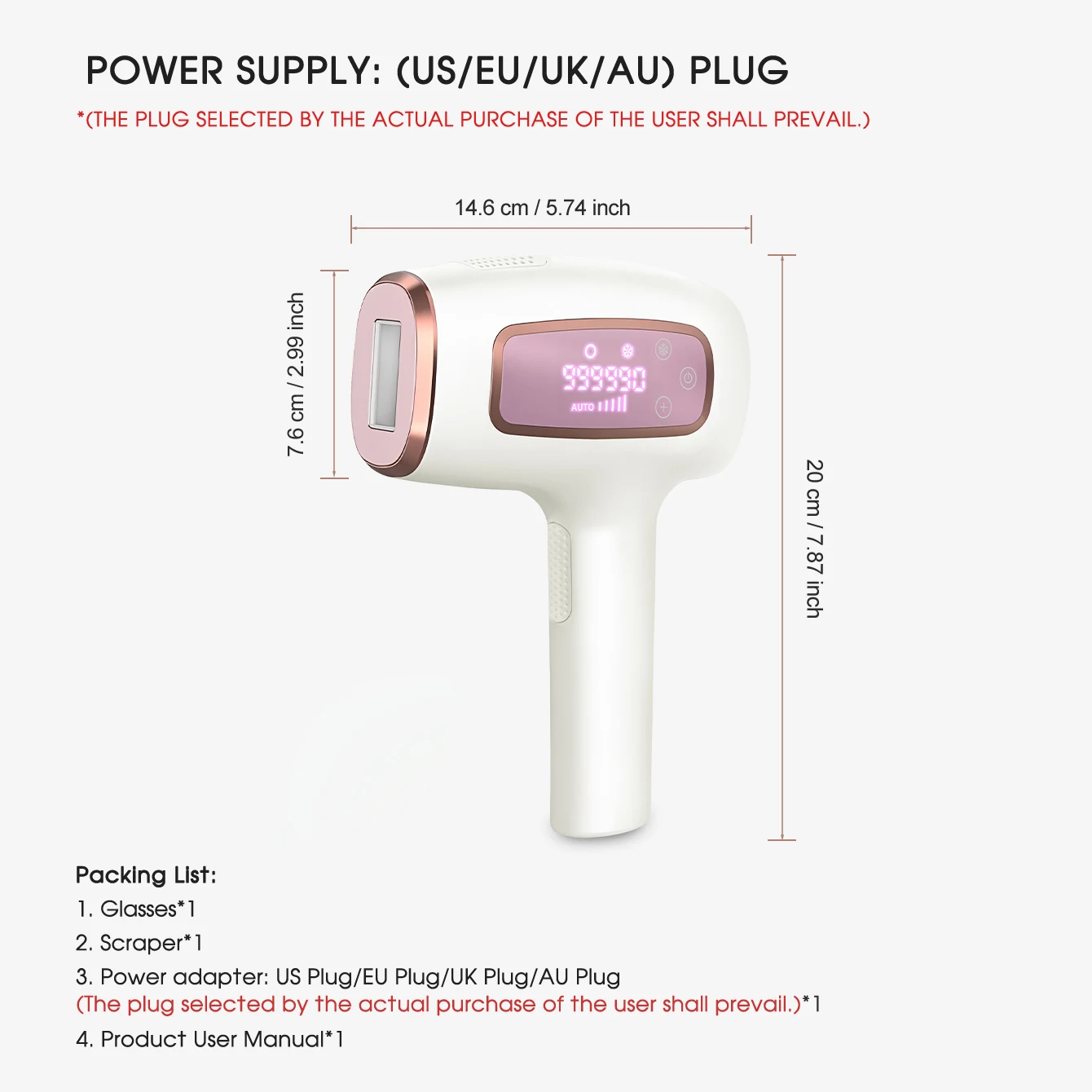 Ice-Cooling 999.990 Blitze IPL Laser Haarentfernungsgerät IPL Epilierer für Frauen Permanenter Bikini Beine Körper 2 Modi Entferner