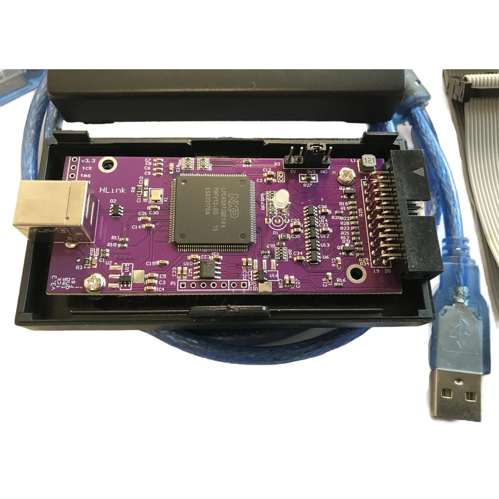 Dla J-Link V12 JLink V12 ARM Emulator Debugger USB JTAG SWD Debug Tool Aktualizacja Online STM32 MCU — zdjęcie 3