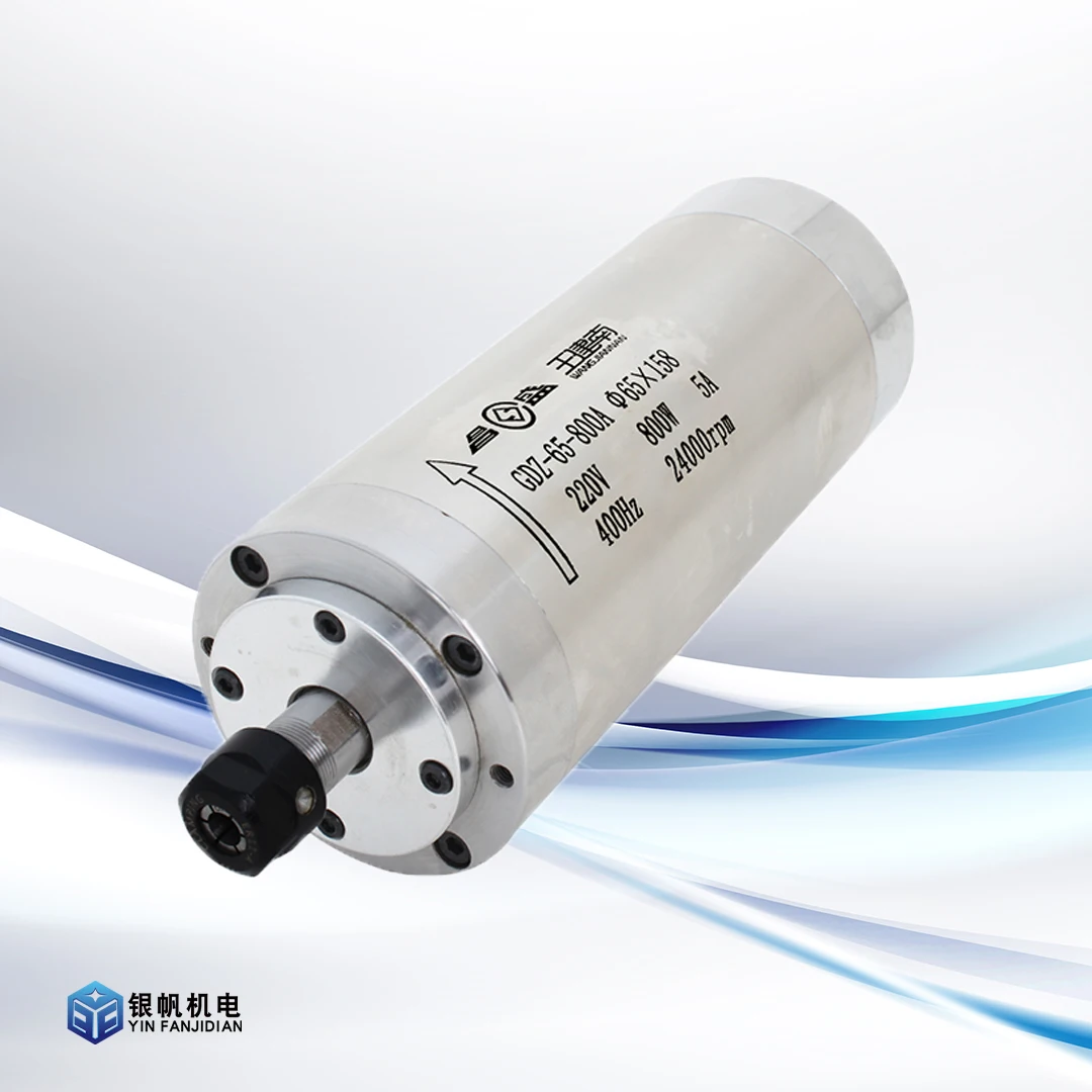 High Quality GDZ65-800 Water Cooling Spindle Motor 800W ER11 for Cnc Router Machine