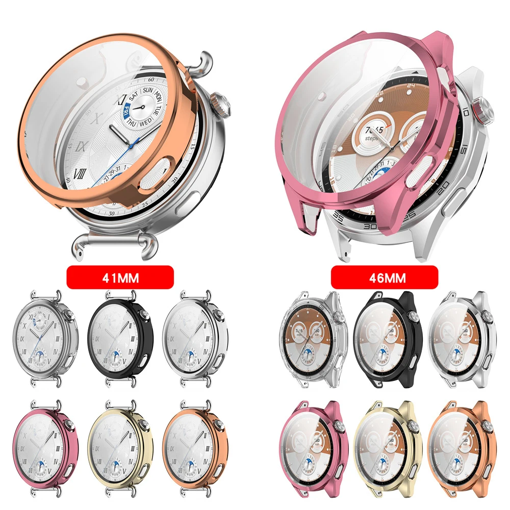 Silicone TPU Case For Huawei Watch GT 6 46mm Smartwatch Anti-scratch Screen Protector For Huawei GT 6 41mm Protective Cover