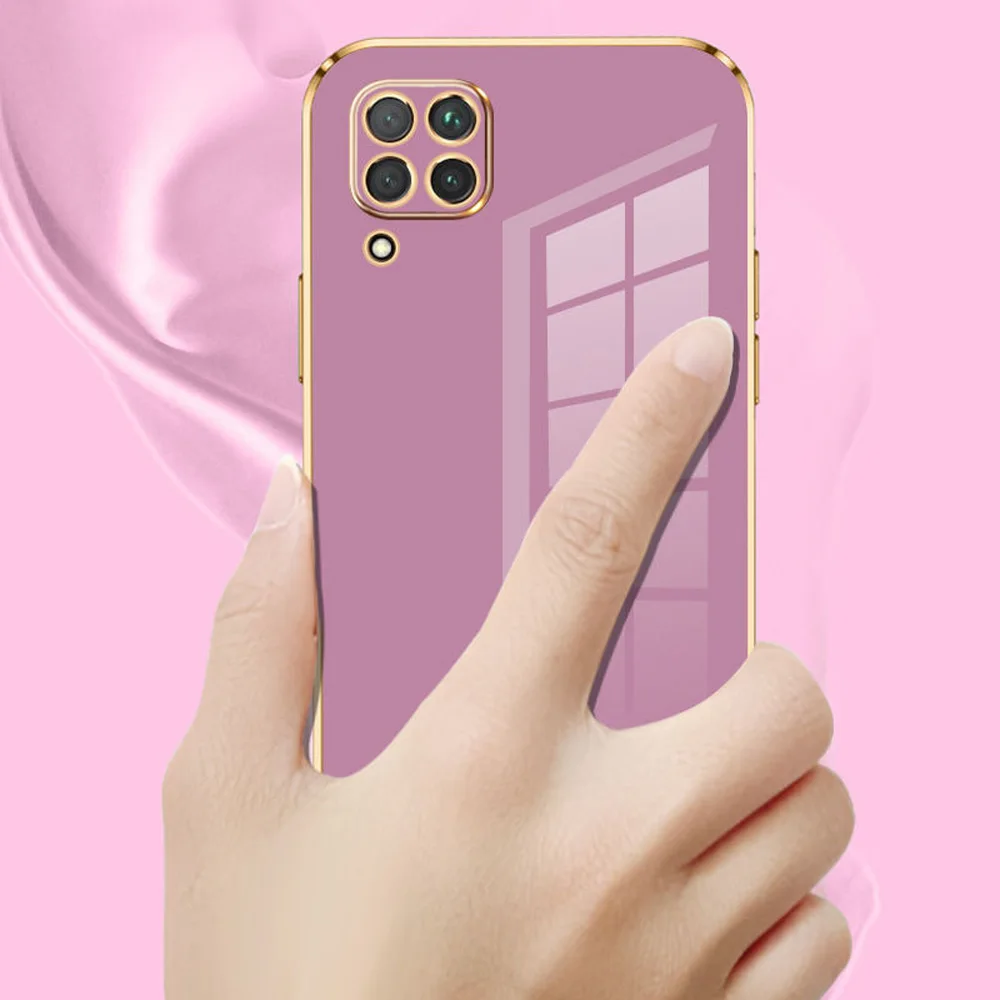 Case For Samsung Galaxy A12 A13 M12 M32 M13 M33 M53 A23 A33 A53 5G A32 A04S A22 A52 A72 A51 Luxury Plating Soft Silicone Coque