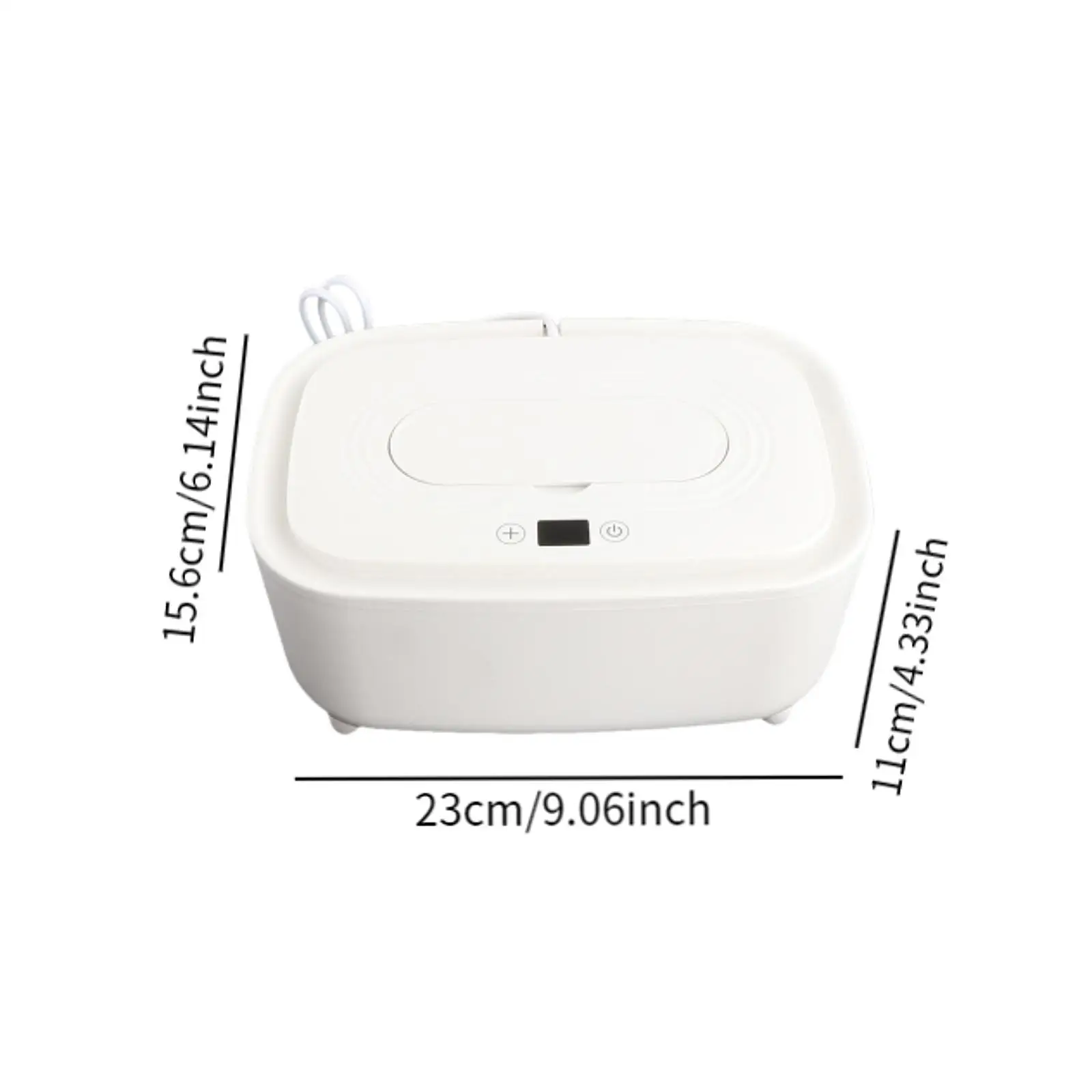 Baby Wipe Warmer Silence พร้อมจอแสดงผลดิจิตอล Wet Wipe Dispenser ผ้าอ้อมเช็ดอุ่นสําหรับรถบ้านบ้านเนื้อเยื่อเปียกเดินทาง