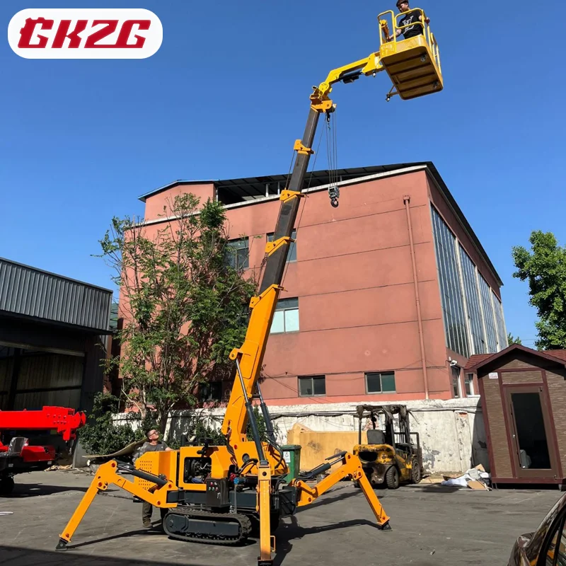 

Mini Spider Crawler Crane 5 Ton 8 Ton Telescopic Spider Cranes with Price