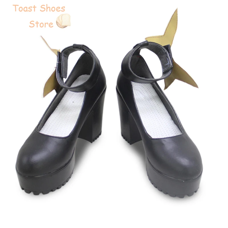 Rikuhatima Aru Cosplay Shoes Game Blue Archive Cosplay Props Halloween Carnival Boots PU Shoes Costume Prop