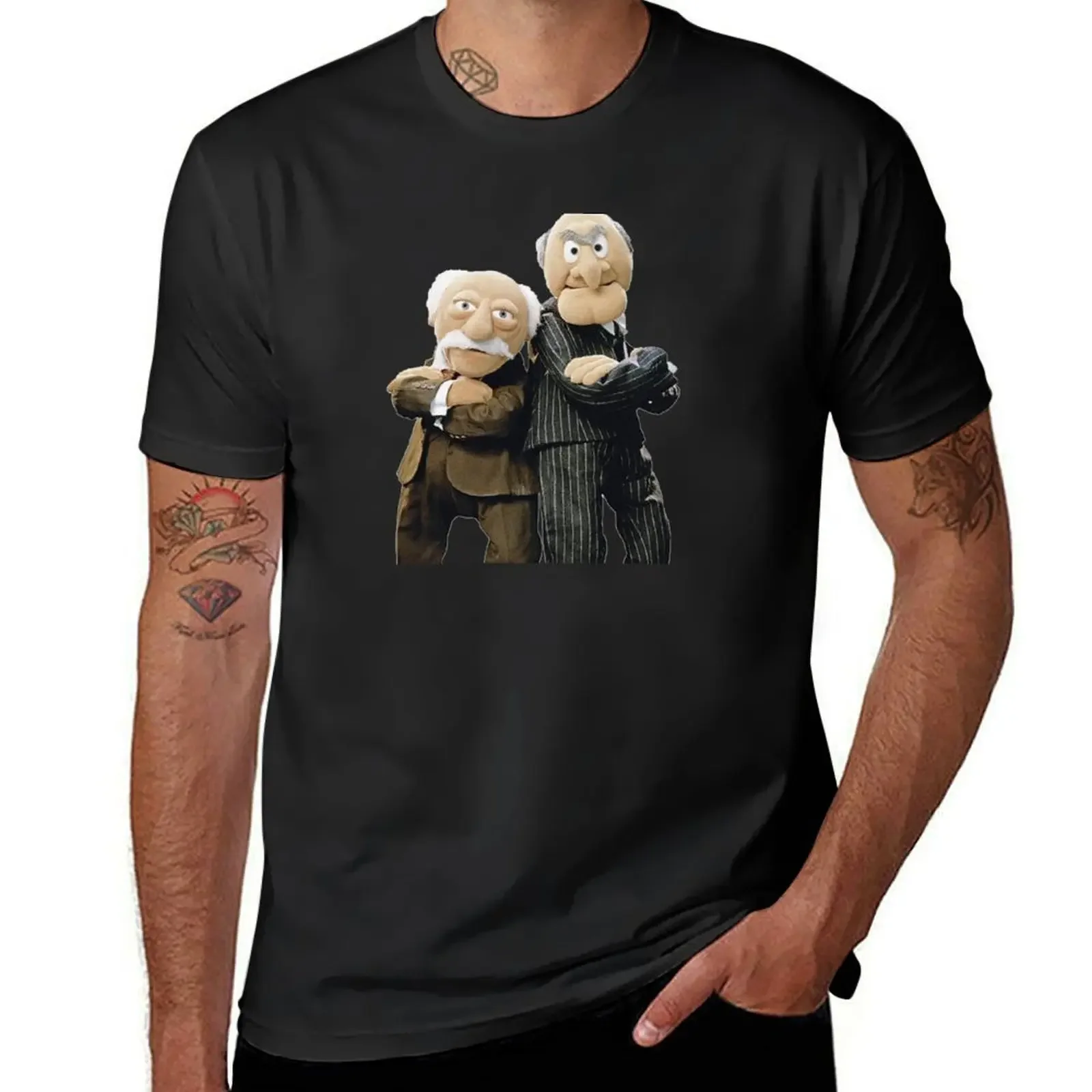 

Statler and Waldorf T-Shirt customizeds vintage t shirts korean fashion quick-drying mens graphic t-shirts anime