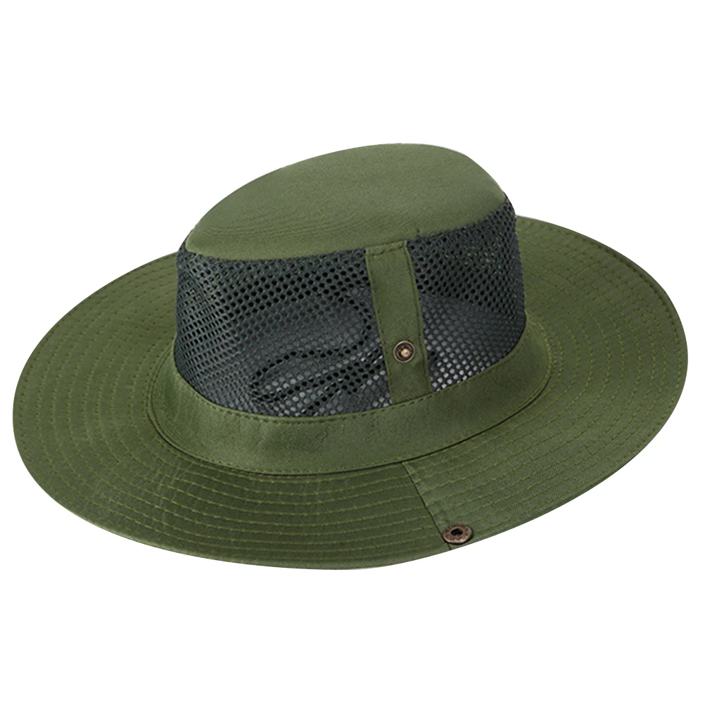 

Portable Cotton Beach Hat Lightweight Spring Summer Bucket Cap Fisherman Sun Visor Outdoor Sports Hats Sweat Absorption UV