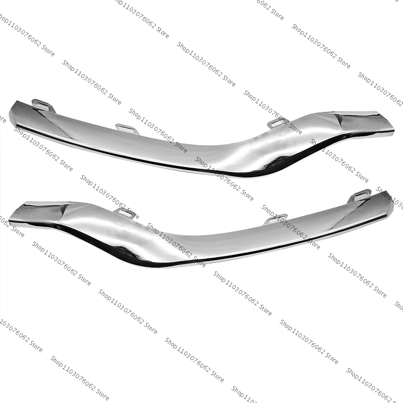 For JAC Refine S2 T40 2018 Sei 2 IEV7S 6S Car Front Bumper Fog Light Lamp Strip Chrome Trim Decorative Strip