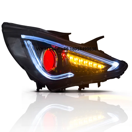 

Vland Factory Wholesale LED Head Lamp 2011-2014 Sequential Auto Lighting System Accessories Car Light Parts for yundai Sonata