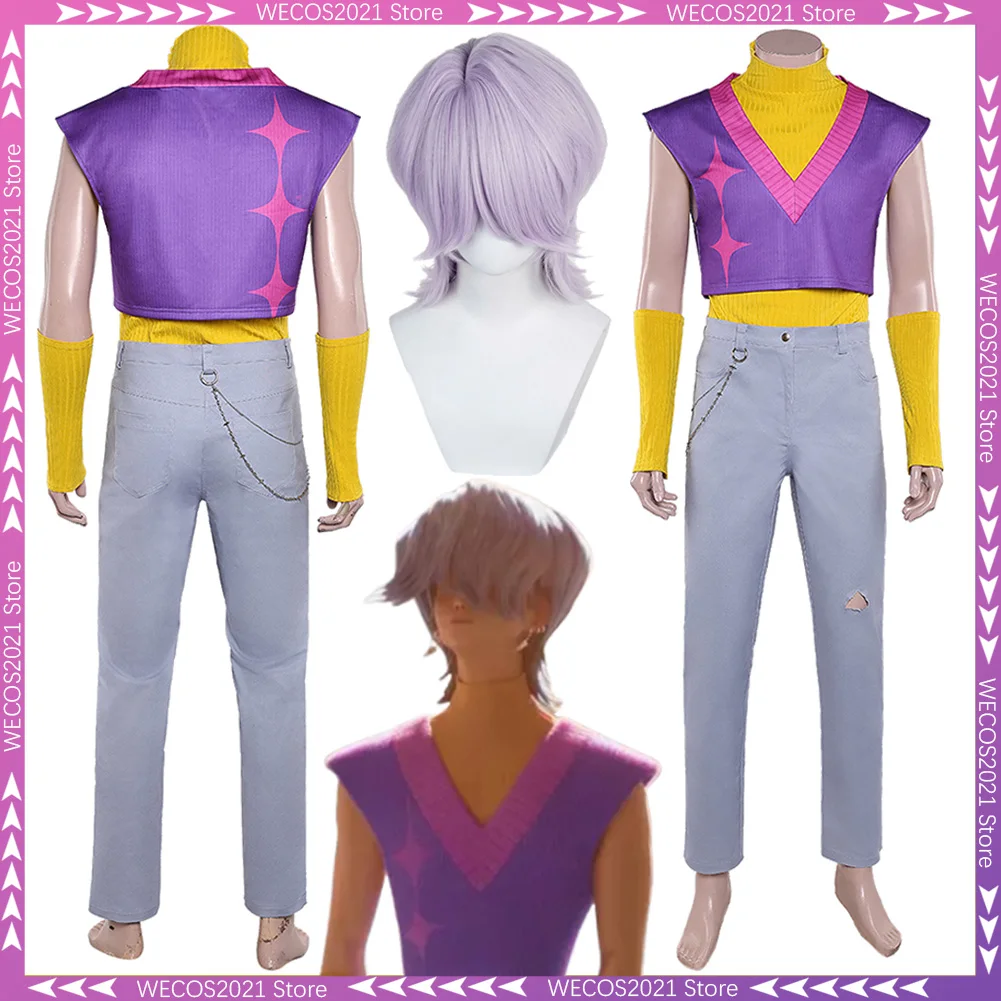 

Demon Hunter of KPop Mystery Cosplay Fantasy Dancing Stage Costume Wig 2025 Cartoon Costume Disguise Men Party Outfits