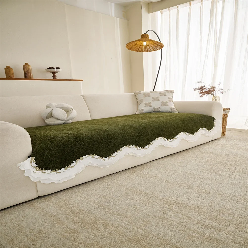 Sofa Cushion New Style Imitation Cotton and Linen All-season Anti-slip Cross-border Sofa Cover Full-cover Sofa Scarf