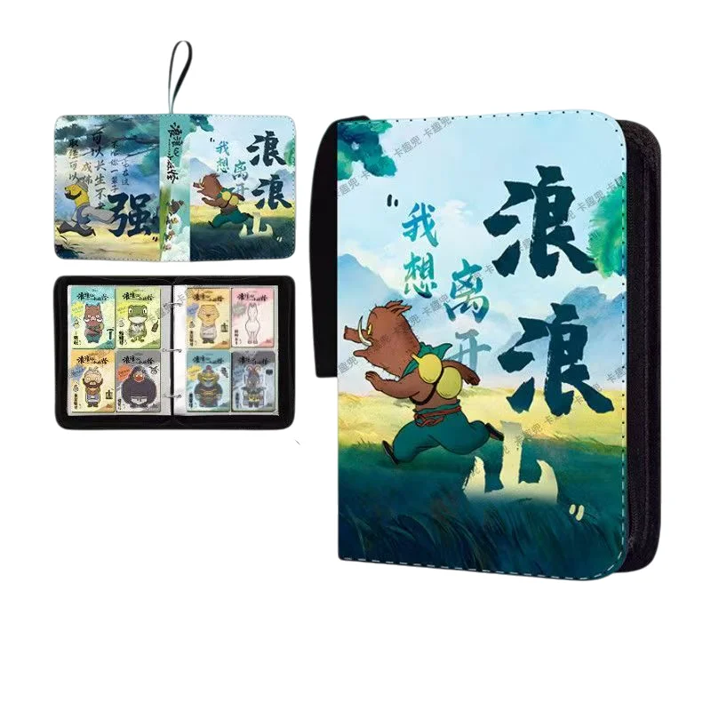 Nobody Film and Television Peripherals Game Card Book Zipper Binder 400pcs Large Capacity Card Holder Children’s Trendy Toy Gift