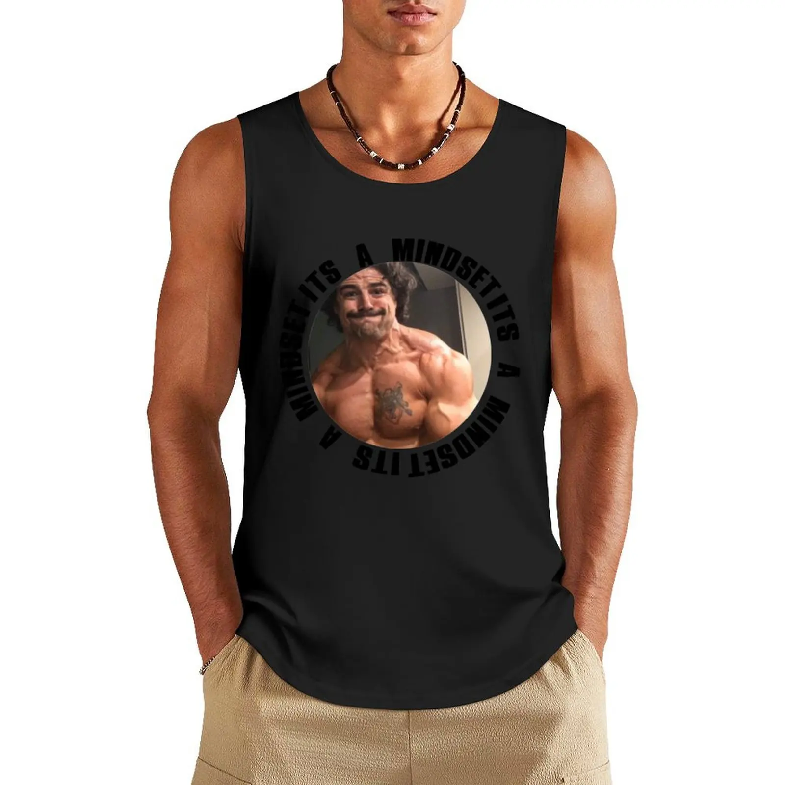 

Its a mindset! Eric Bugenhagen Tank Top Men's sleeveless gym shirts gym clothes man fitness man sexycostume