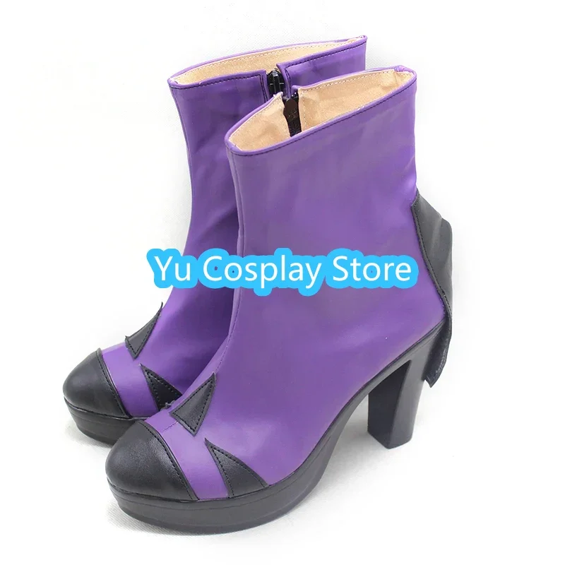 Asuka Langley Cosplay Shoes EVA Cosplay Prop PU Leather Shoes Halloween Carnival Boots Custom Made