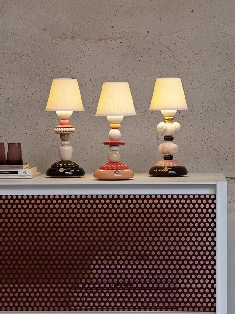 

Wireless desk lamp, bedroom, living room, bedside night lamp, high-end wedding housewarming gift