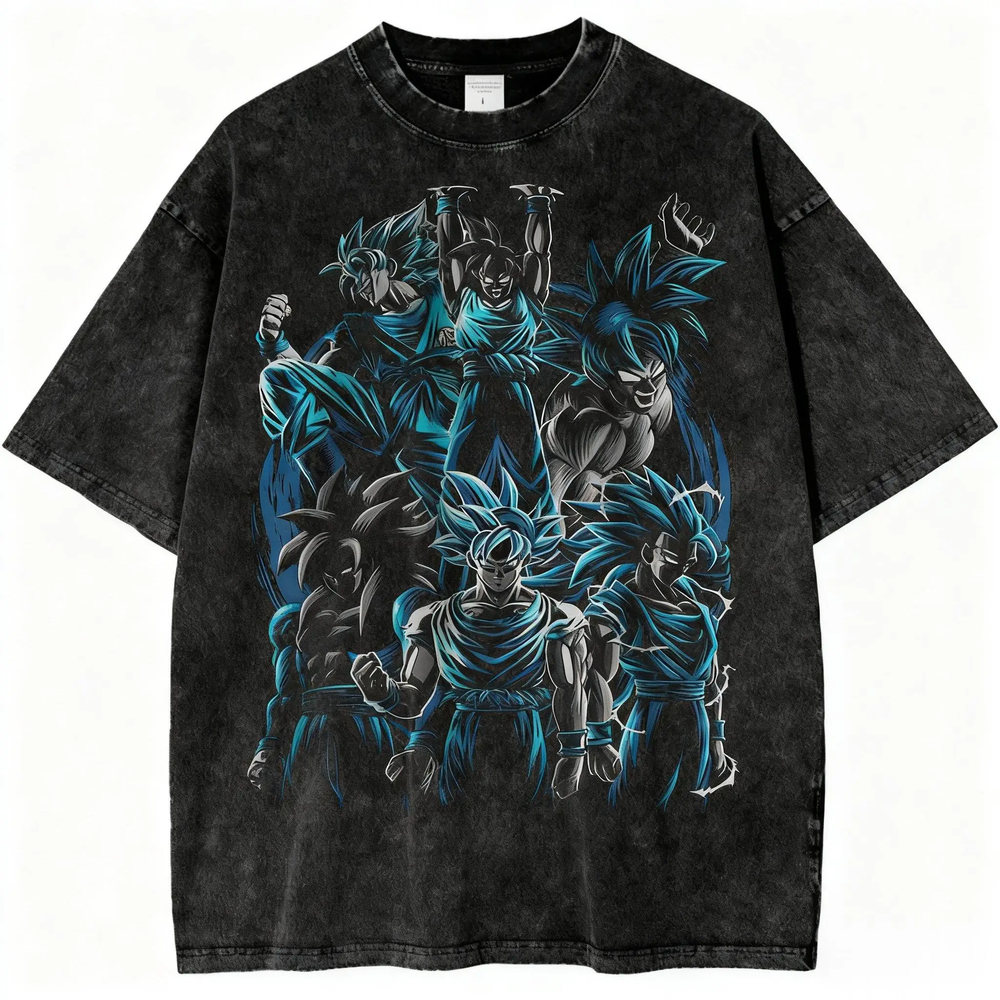 

Футболка оверсайз из хлопка с принтом Dragon Ball Super Saiyan 2 Gohan 2026 для мужчин и женщин, повседневная, свободного кроя, унисекс, с аниме-графикой