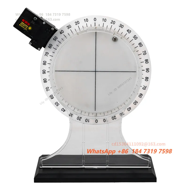Light propagation refractive reflection demonstrator optical disk experimenter
