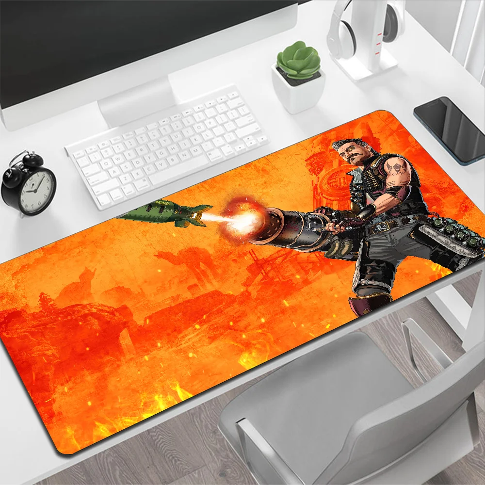 Apex ATIONS-Grand tapis de souris en silicone pour PC Gamer, extrémités inspectées, pour ordinateur, clavier, bureau