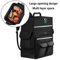 Large Tools Backpack Professional Electrician Tools Storage Bag Multifunctional Pocket Repair Kit Portable Organizer Suitcase
