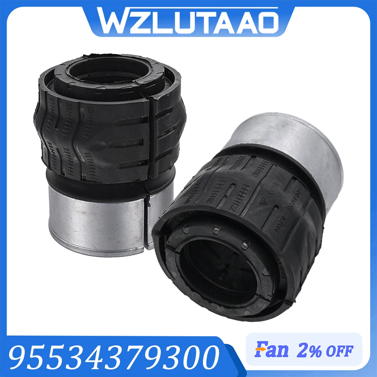 4PCS Front Stabilizer Sway Bar Bushing Replacement For Porsche Cayenne 957 92A 2007-2018 95534379300 PDCC Repair Kit OE Spec