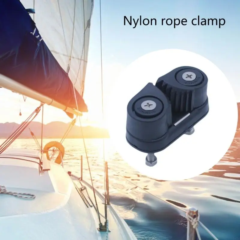 547C Nylon 2 Hàng Cleat Vòng bi Dây Kẹp cho Thiết bị Pilates Marine Kayak