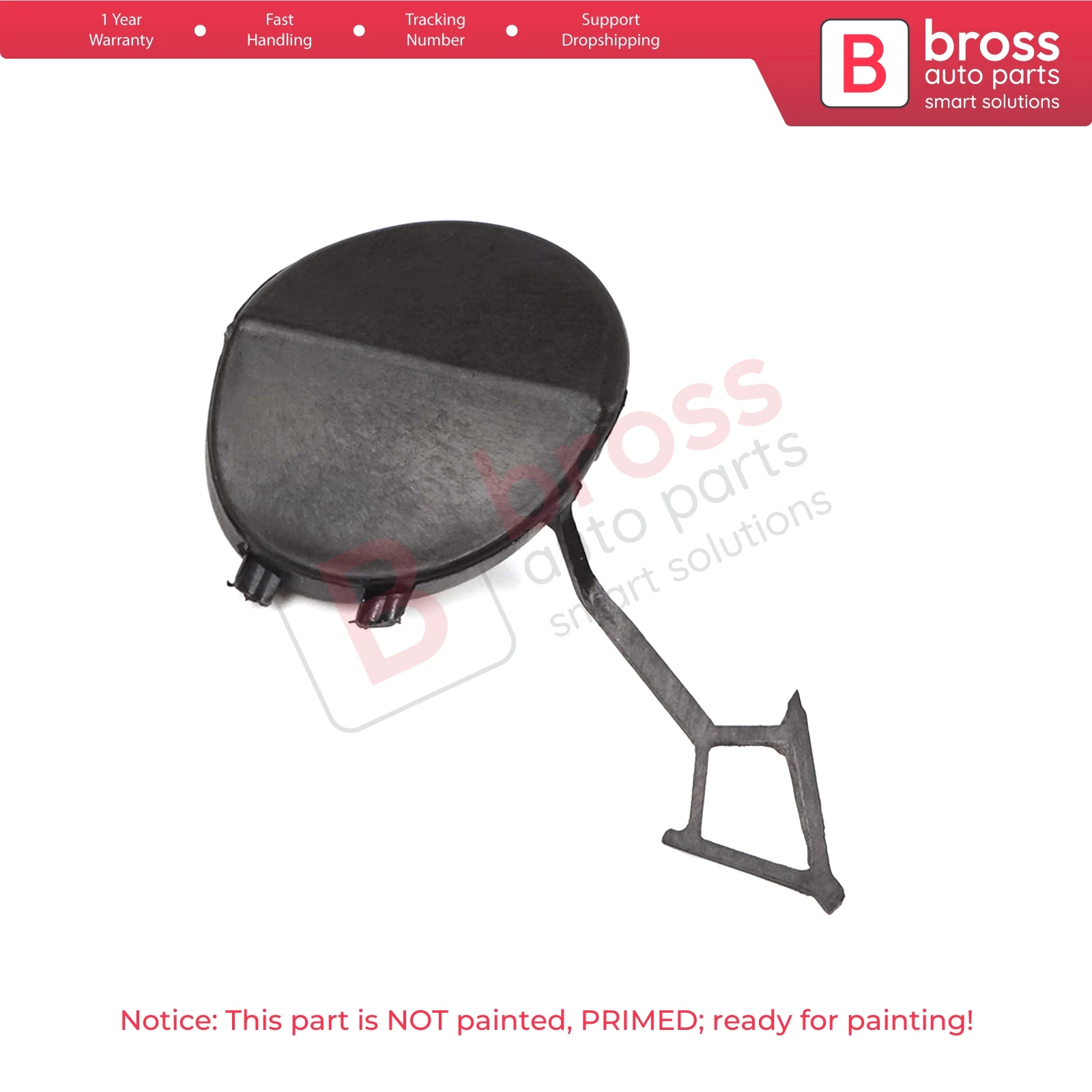 BSP1164 Front Bumper Tow Hitch Eye Hook Cover Cap for Seat Leon MK4 KL8 KL1 KLG 2020-On HB Sportstourer 5FA807241