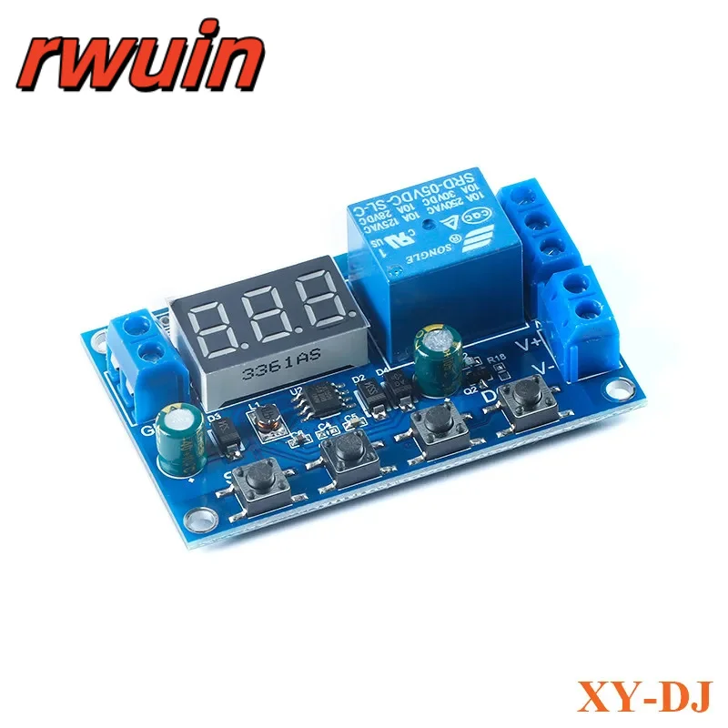 XY-DJ DC 6-40V Battery Charger Discharger Board Module LED Display Undervoltage Overvoltage Protection Board Precision Auto Off