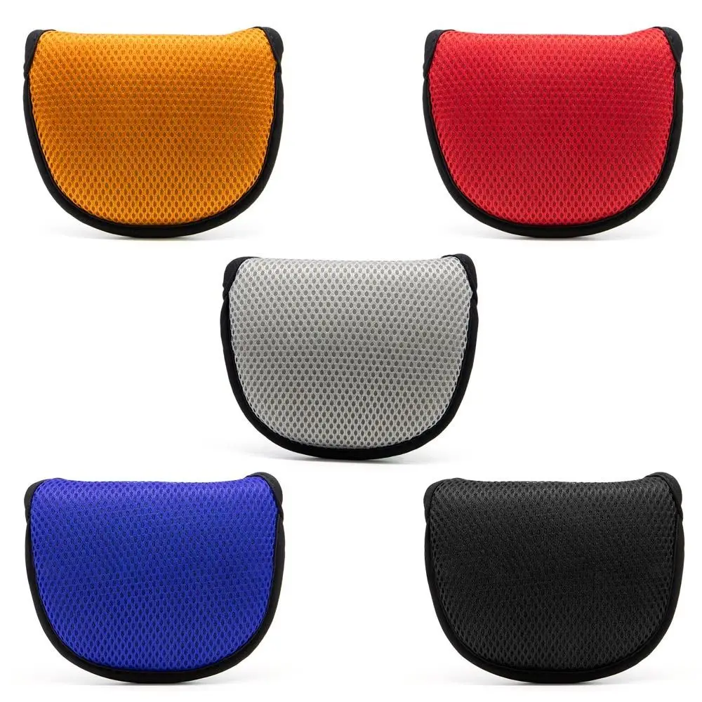 Durable Mesh Surface Practical Golf Putter Head Cover Protective Headcover Golf Rod Sleeve Golf Club Head Covers