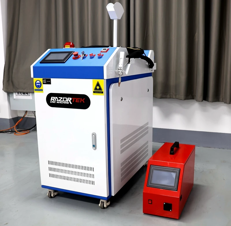 Fiber laser welding machine 3000w for aluminum and stainless steel mini handheld laser welding machine with screen