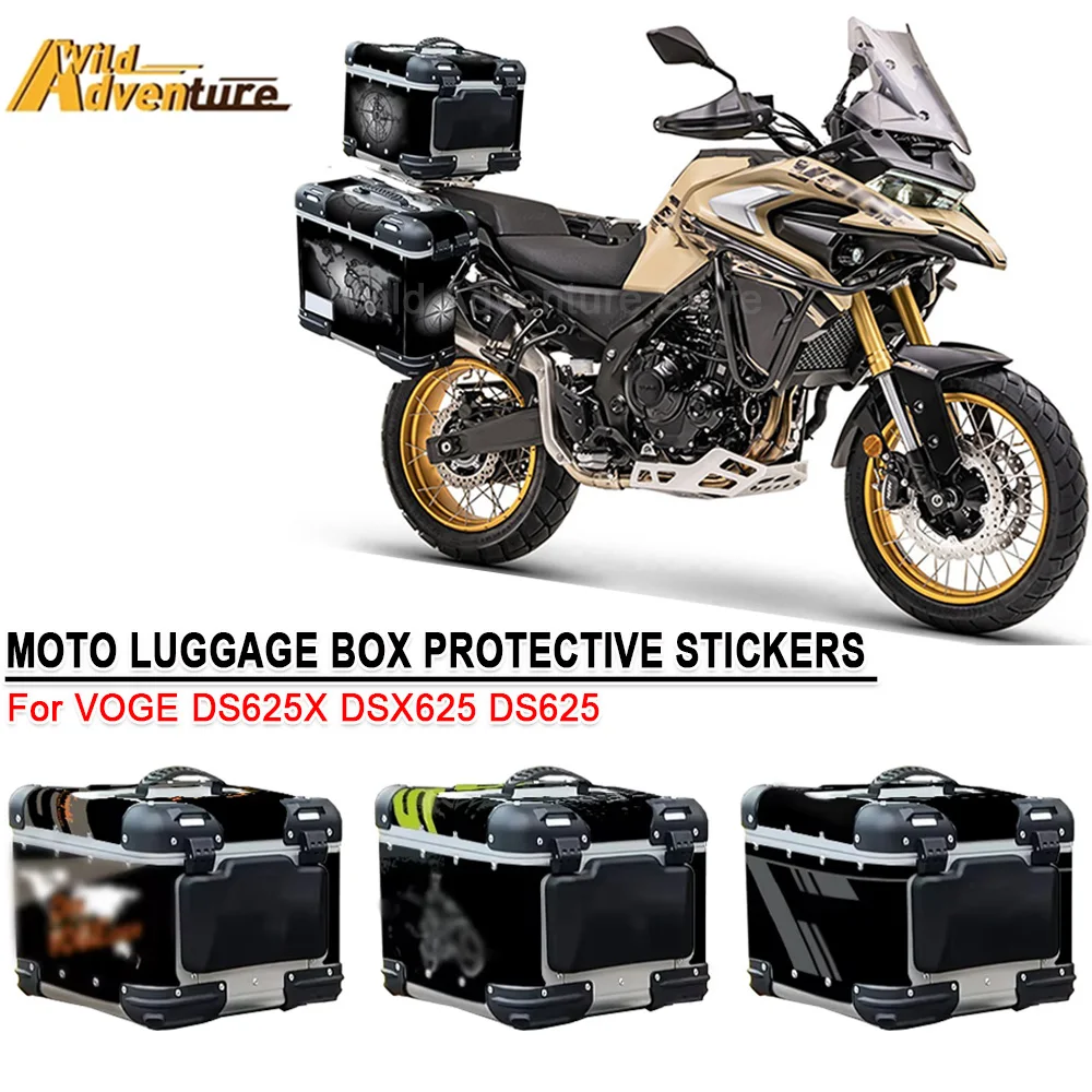 

Чехол Vario для мотоцикла DS625X, наклейка, боковые коробки, кофры, защитная наклейка для багажа, наклейка для VOGE DSX625 DSX625 DS625 625DSX