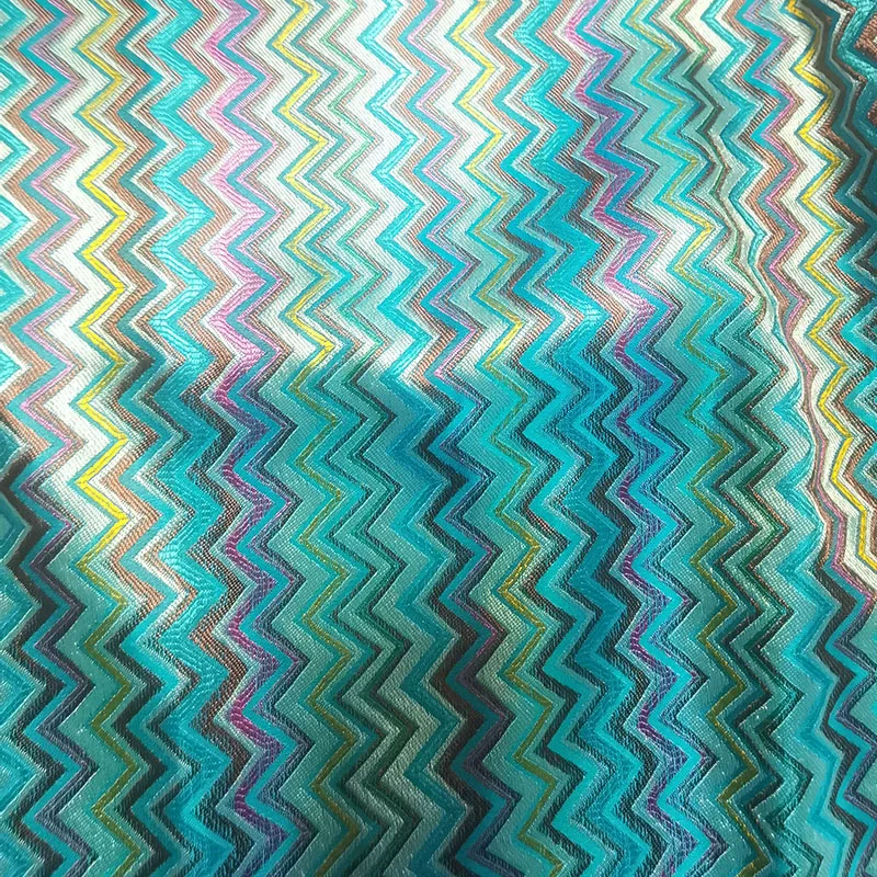 HLQON 90x100cm High quality Metallic Jacquard Brocade Fabric, jacquard yarn dyed fabric for clothing,bedding,bag,curtain