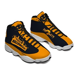 Dropshipping Print On Demand Custom Sneaker Shoes Men's Basketball Sneaker Happy Halloween printing Sneaker Shoes Free Shipping