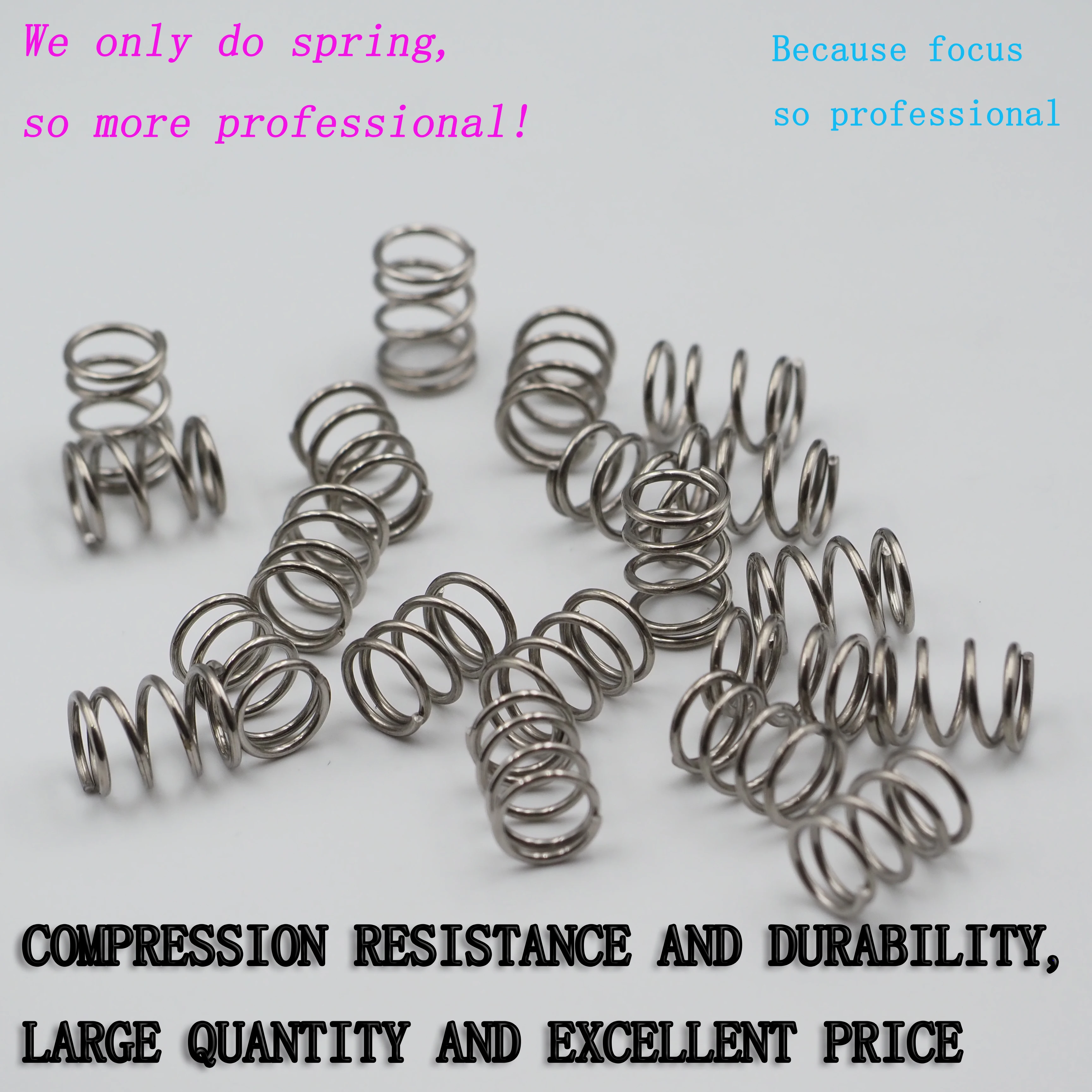 10-20pcs/Lot 0.9mm Stainless Steel Micro Small Compression Spring OD 5/6/7/8/9/10/11/12/13/14/15/16mm Length 5mm to 100 mm