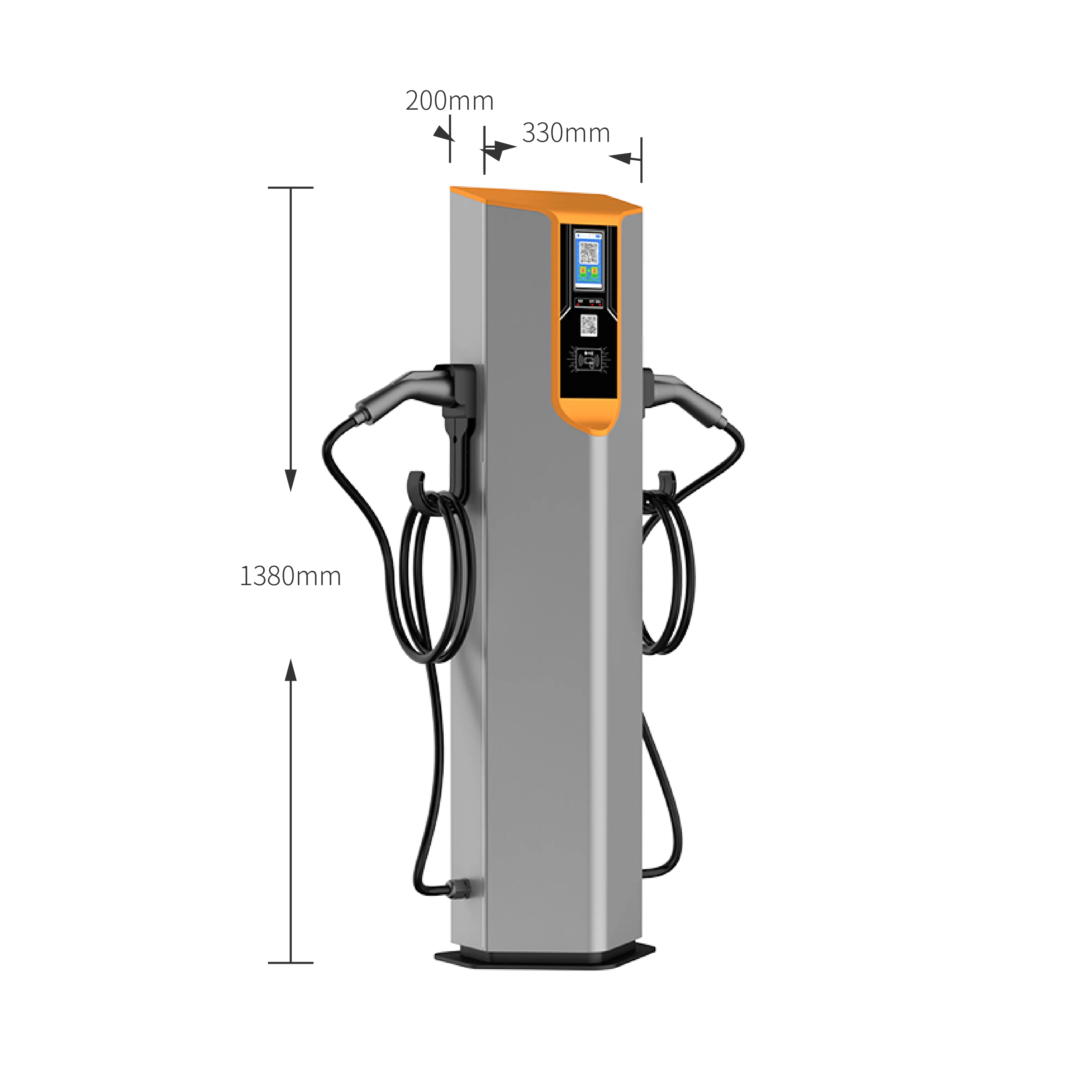 

14kW Portable EV Charging Station Online Fault Handling New Energy Electric Vehicle AC Charging Wall-Mounted Charging Station