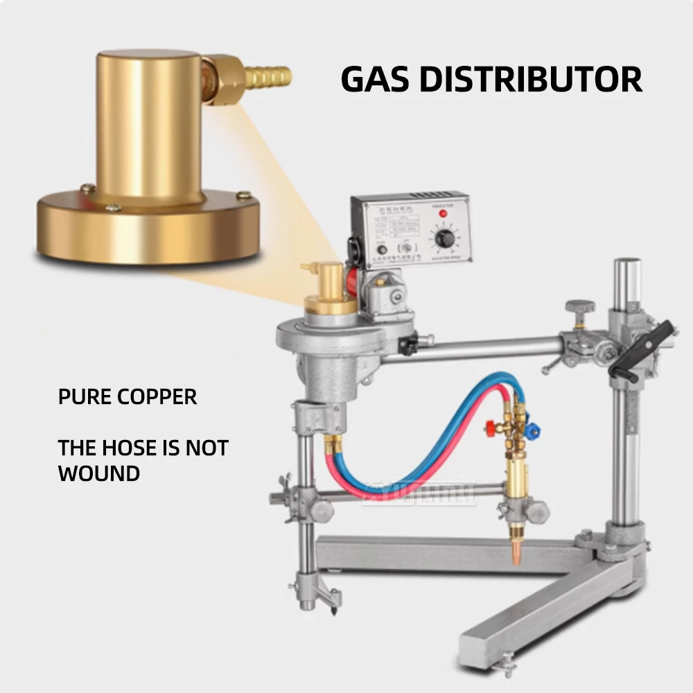 Single Head Circular Gas Flame Semi-automatic Single Head Cutting Machine for Cutting Flange Ring Disc Wafer CG2-600