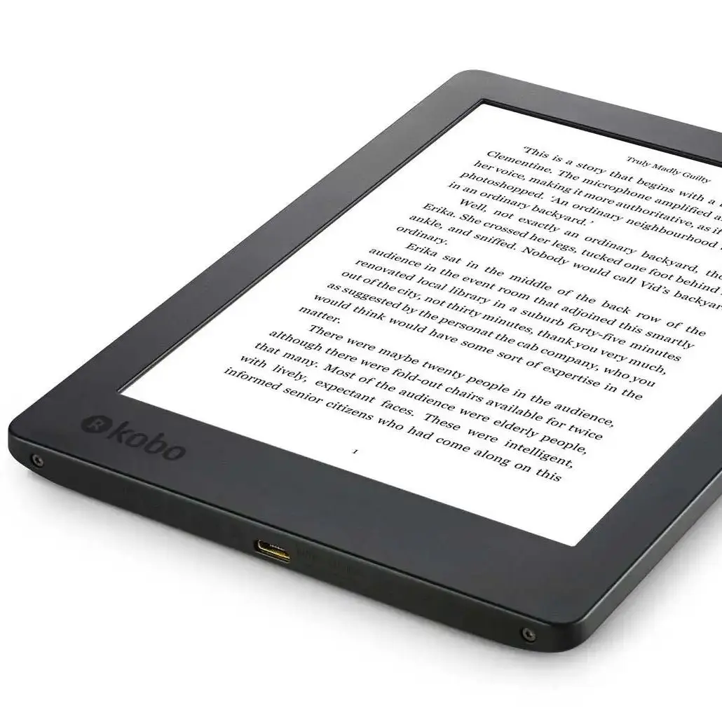 KOBO Aura H2O edition2 6.8 بوصة N867 كوبو قارئ إلكتروني حبر إلكتروني IPX8 مقاوم للماء 1440x1080 قارئ إلكتروني محمول 8G كتاب إلكتروني
