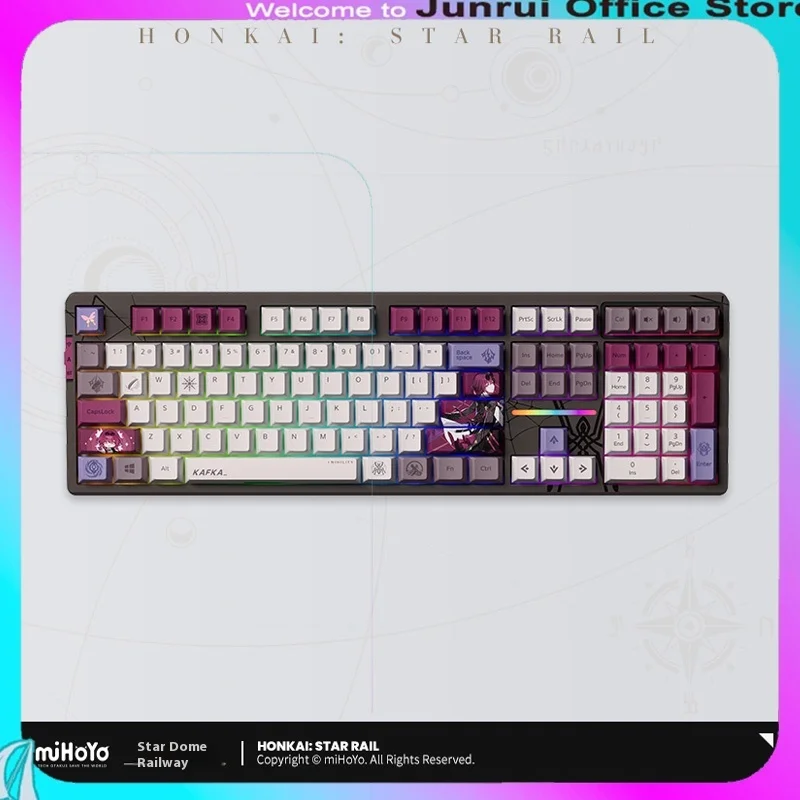 Mihoyo/Honkai Impact 3: Star Railway Kafka Backlit Mechanical Gaming Keyboard Customized Rgb Computer Accessories Gift