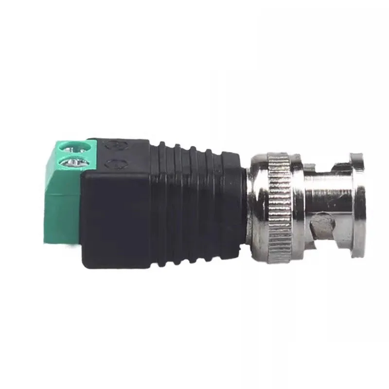 5pcs Adapter Converter BNC Male to AV Screw Camera CCTV Video Security System Balum Terminal Coaxial Coax CAT5 BNC Male AQJG