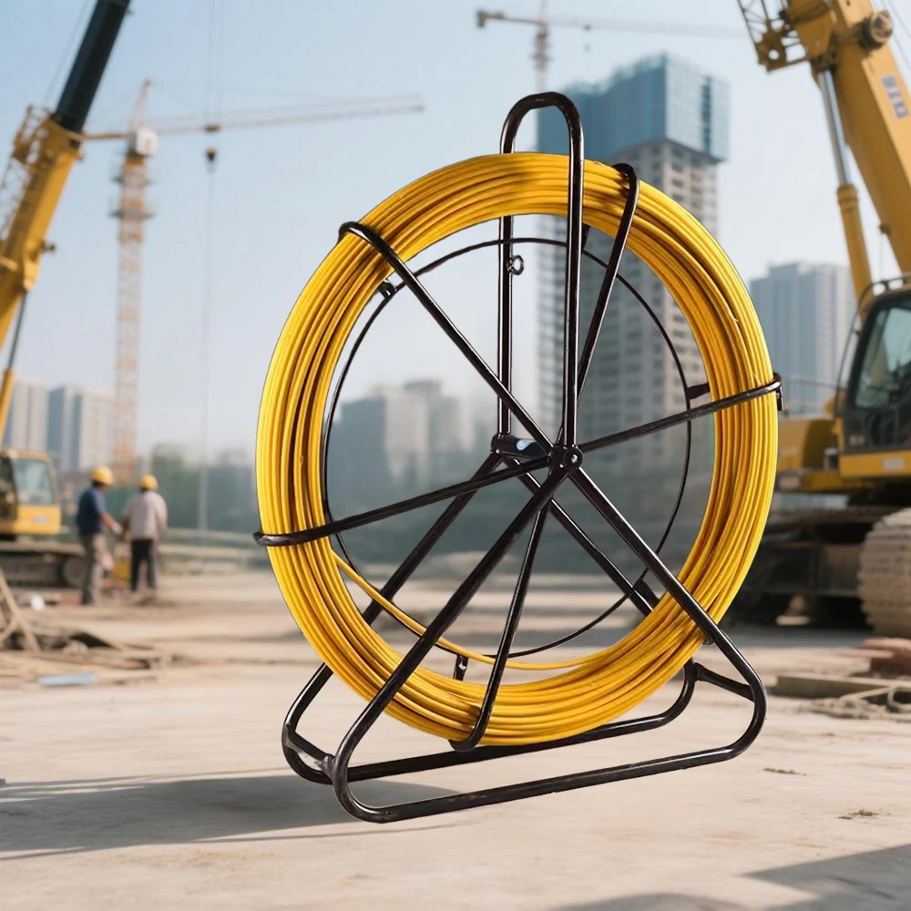 4/5/7mm Wire Threader Leader Electrician Threading Frame Fiberglass Perforator Pipe Unclogger Fiber Optic Cable Pipe Threader
