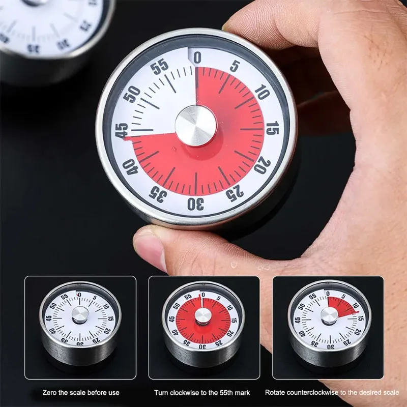 Xiaomi Youpin 60-Minute Kitchen Magnetic Visual Timer Countdown Timer Time Management Timer for Teaching Meeting Cooking Working