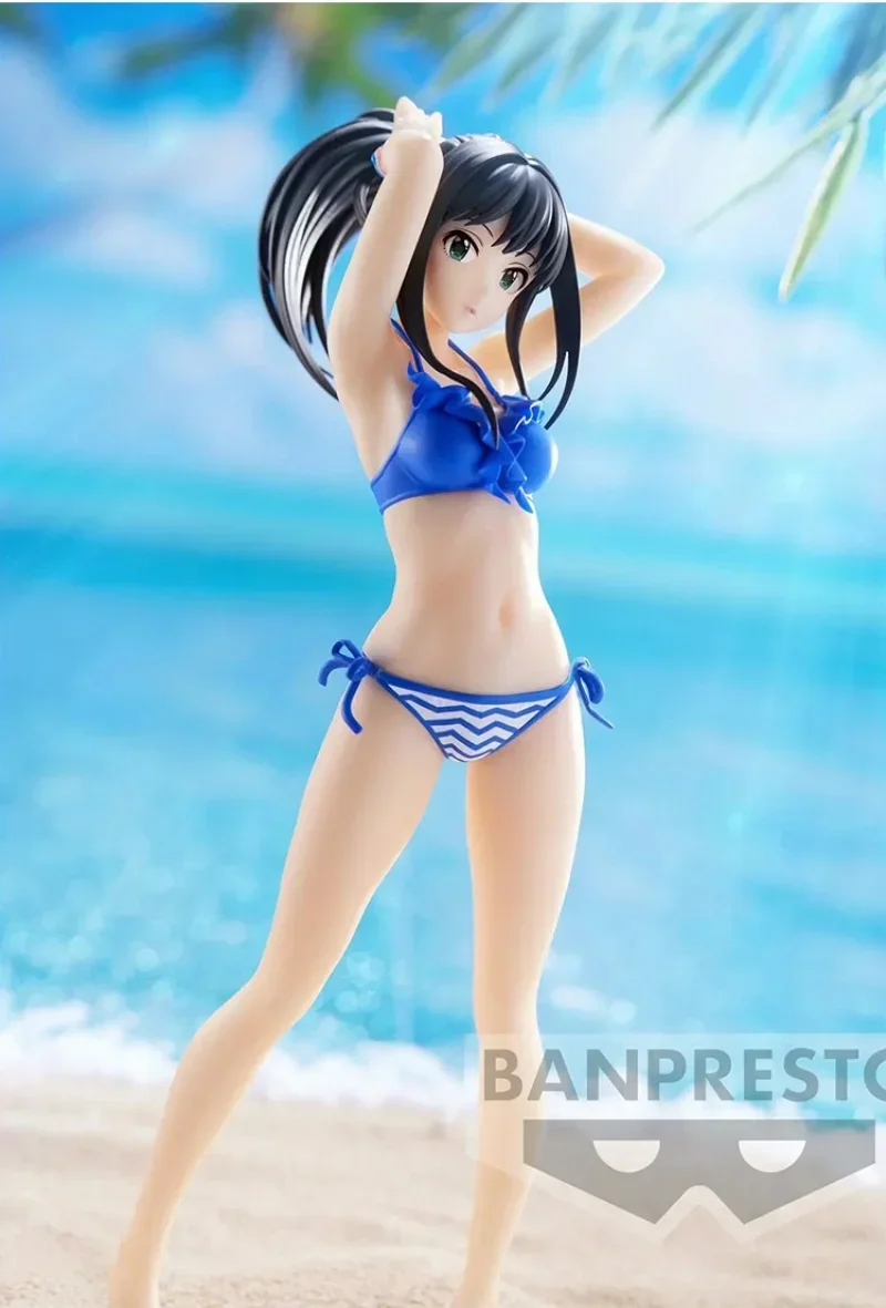 Figurka anime BANDAI Banpresto Cinderella Girls Shibuya Rin, figurka kolekcjonerska, model, zabawka, prezent - dostępna od ręki