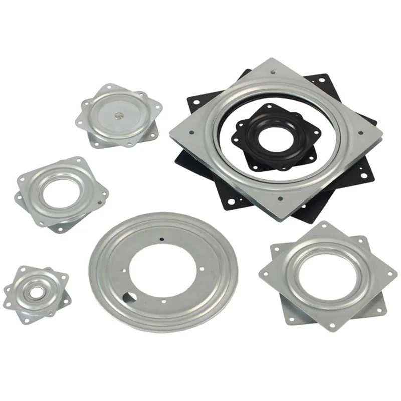 1PCS Table Universal Hollow Turntable TV Furniture Display Rack Full Bead 360 Degree Rotating Base Small Turntable Bearing