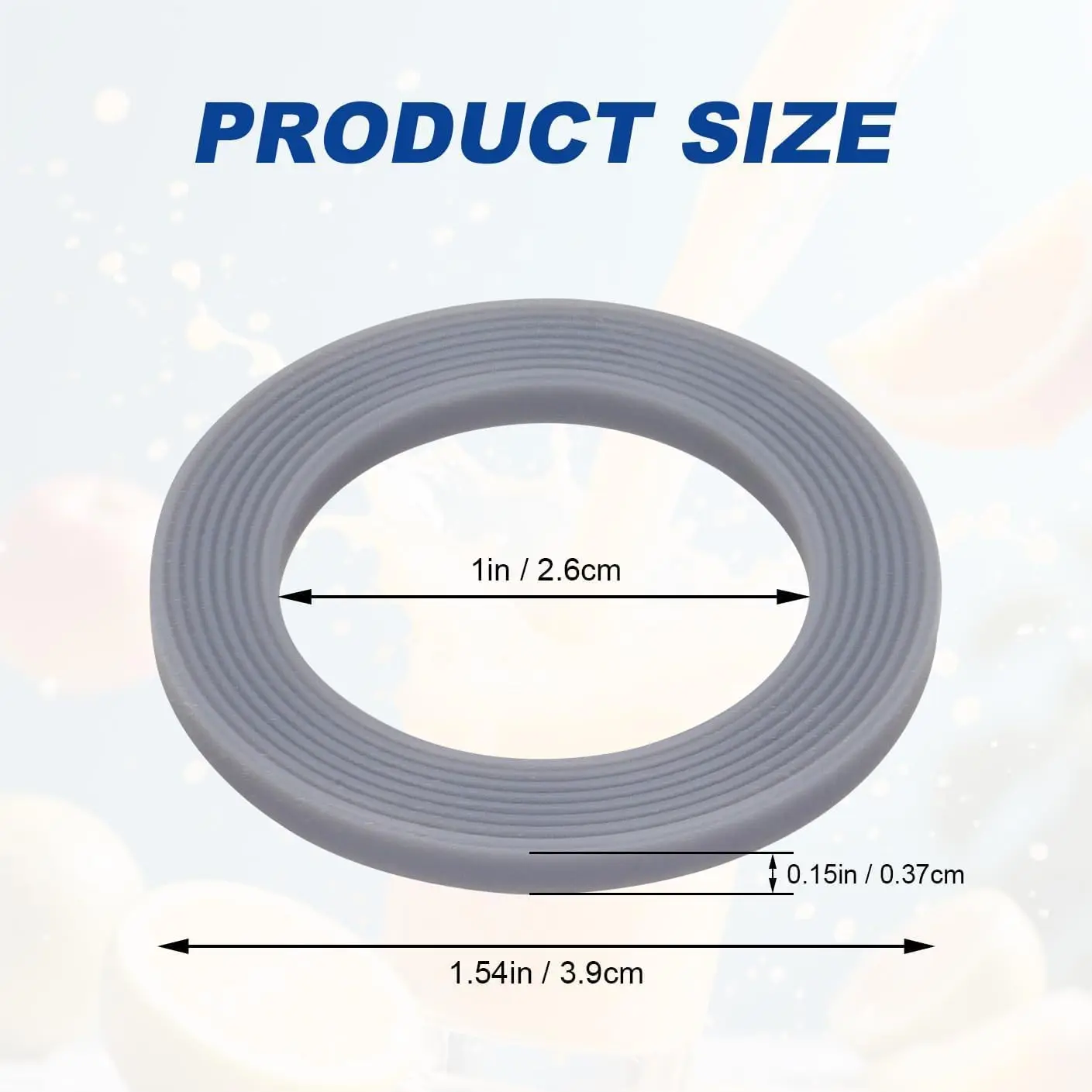 3pcs (1pack)Knife Seal Gasket for Thermomix Bimby TM31 TM21 Food Processor Mixing Knife, Replacement Sealing Ring forThermomix