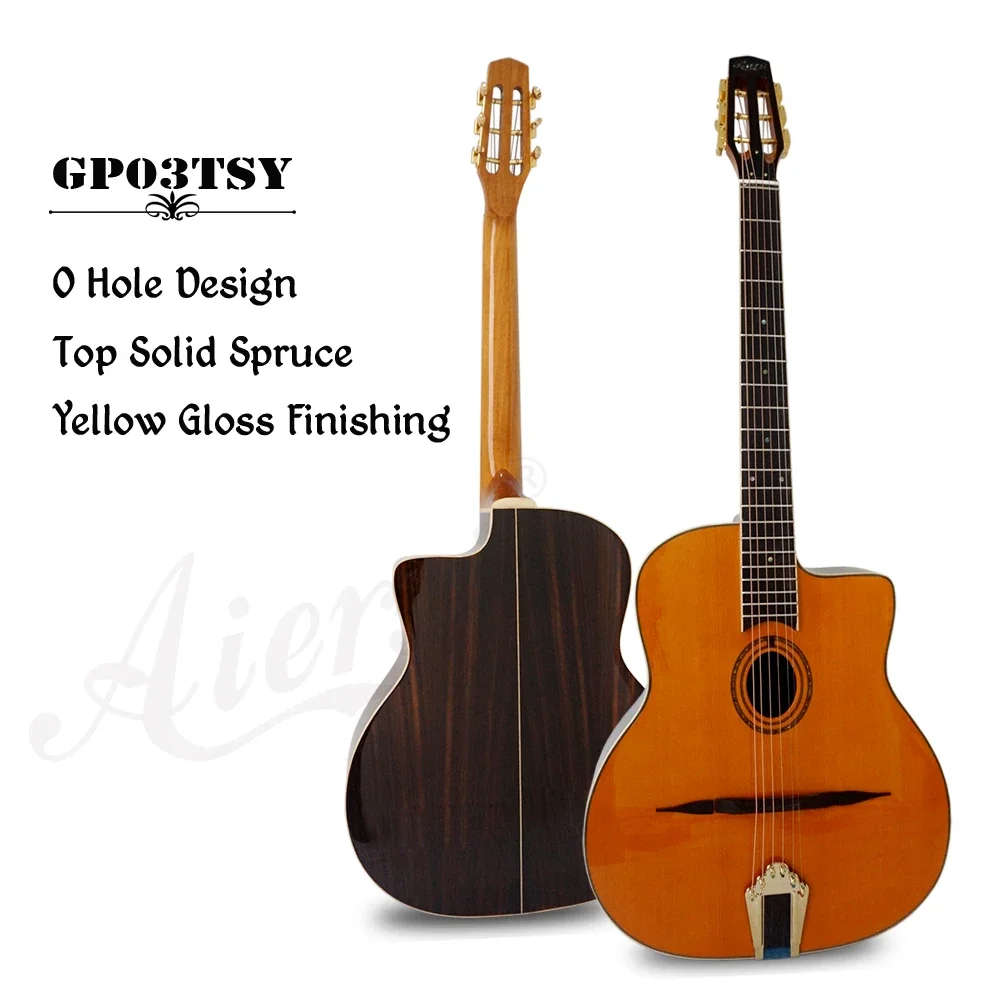 Professional Petit Bouche Django Manouche Gypsy  acoustic jazz Guitar