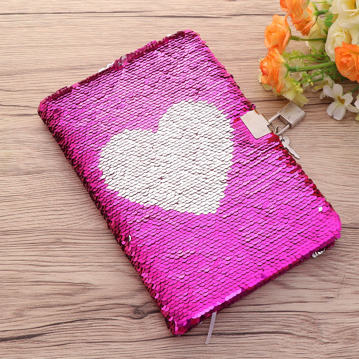 

Graffiti Travel Birthday Present Doodles Love Heart Notebook Sequin Secret Diary