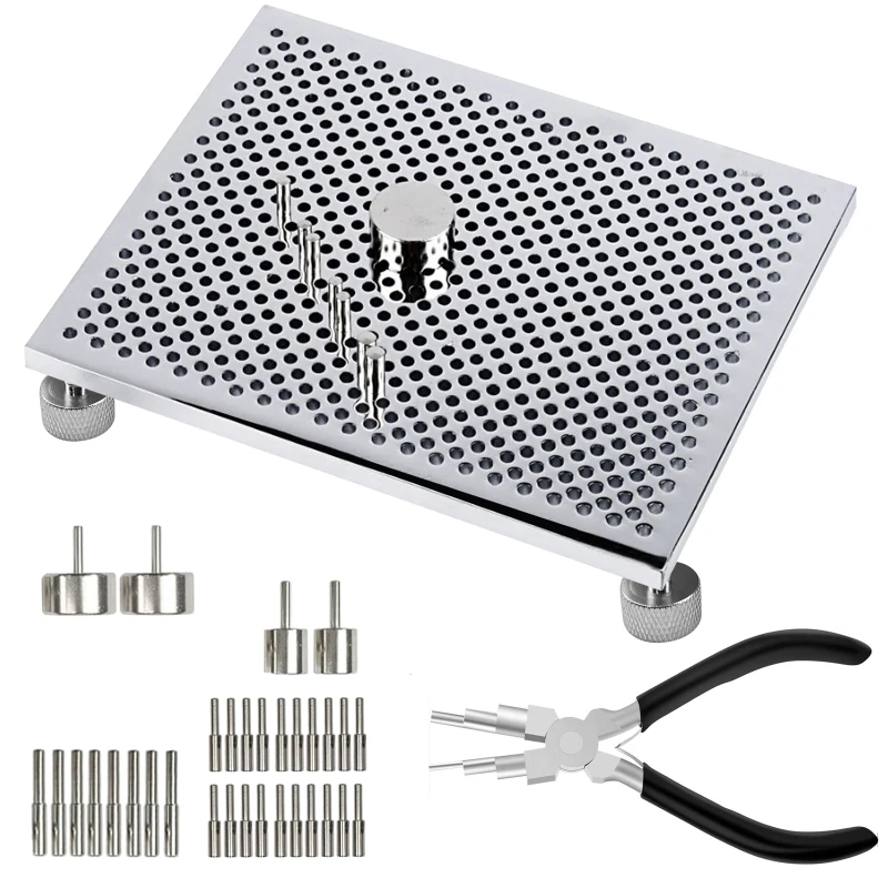 

Wire Looping and Wrapping Tool Metal Coiling Board and Plier for DIY Enthusiasts