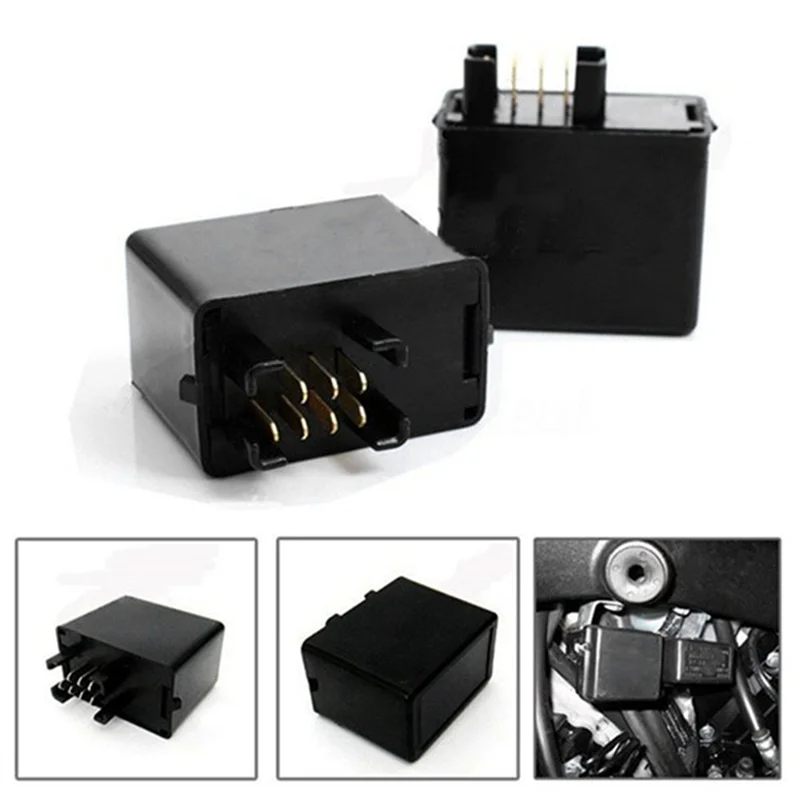

Motorcycle Flash Relay 7 Pin LED Indicator Flasher Relay For Suzuki GSXR 650 750 1000