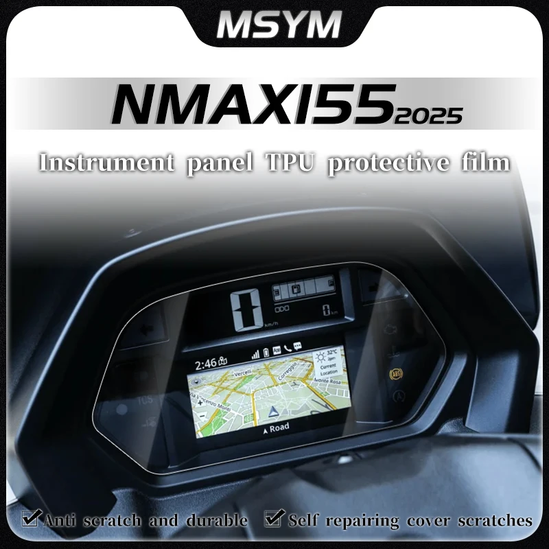 For Yamaha NMAX 155 NMAX125 nmax155 2025 Motorcycle Instrument Dashboard Cluster Scratch Protection Film Screen Protector