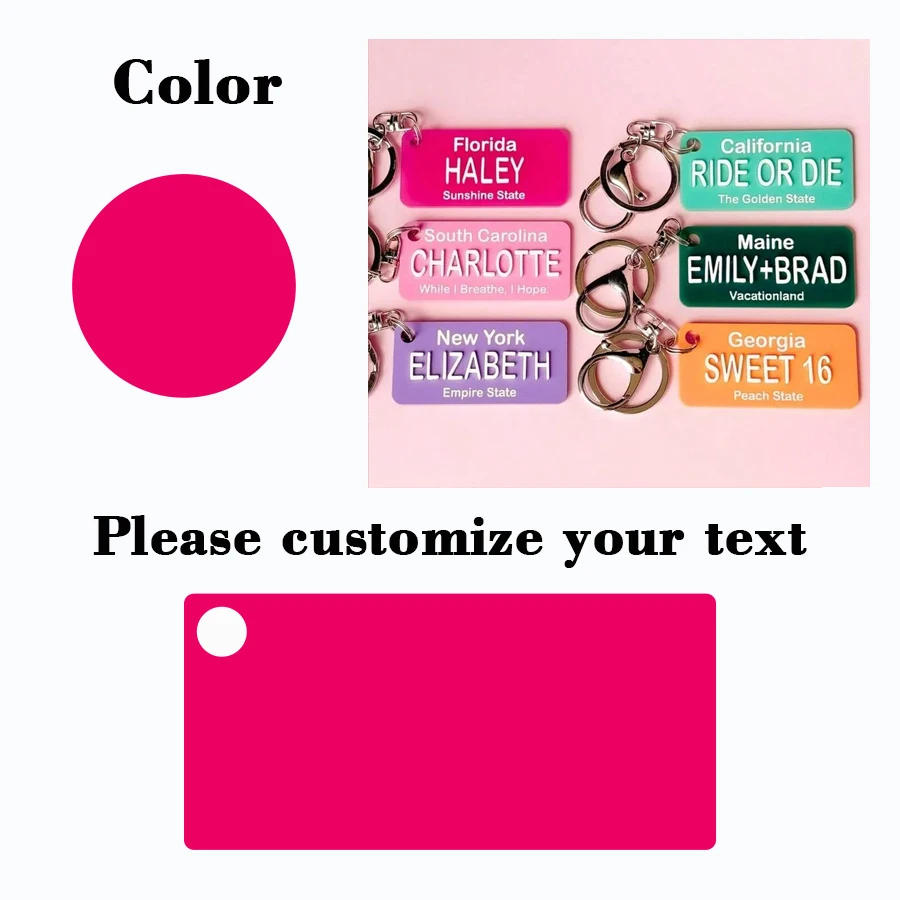 Custom Name Car Keychain, Personalized Gift for Drivers